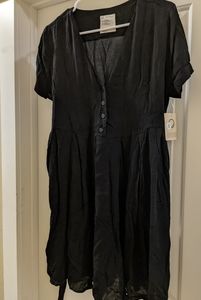 NWT sustainable black dress